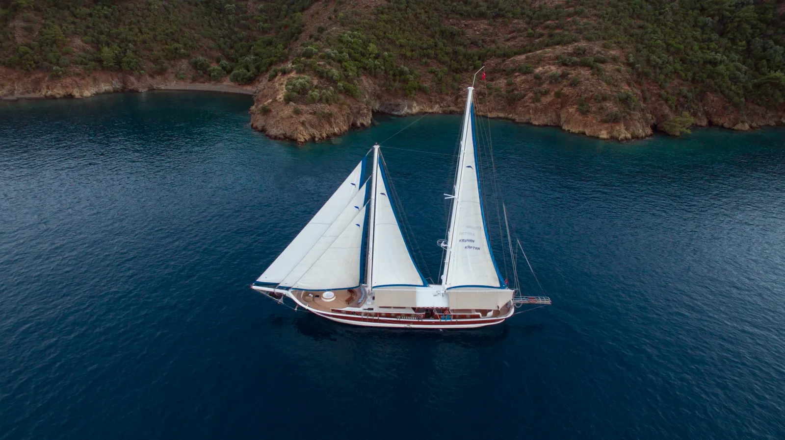 Kayhan Kaptan sailing in Fethiye