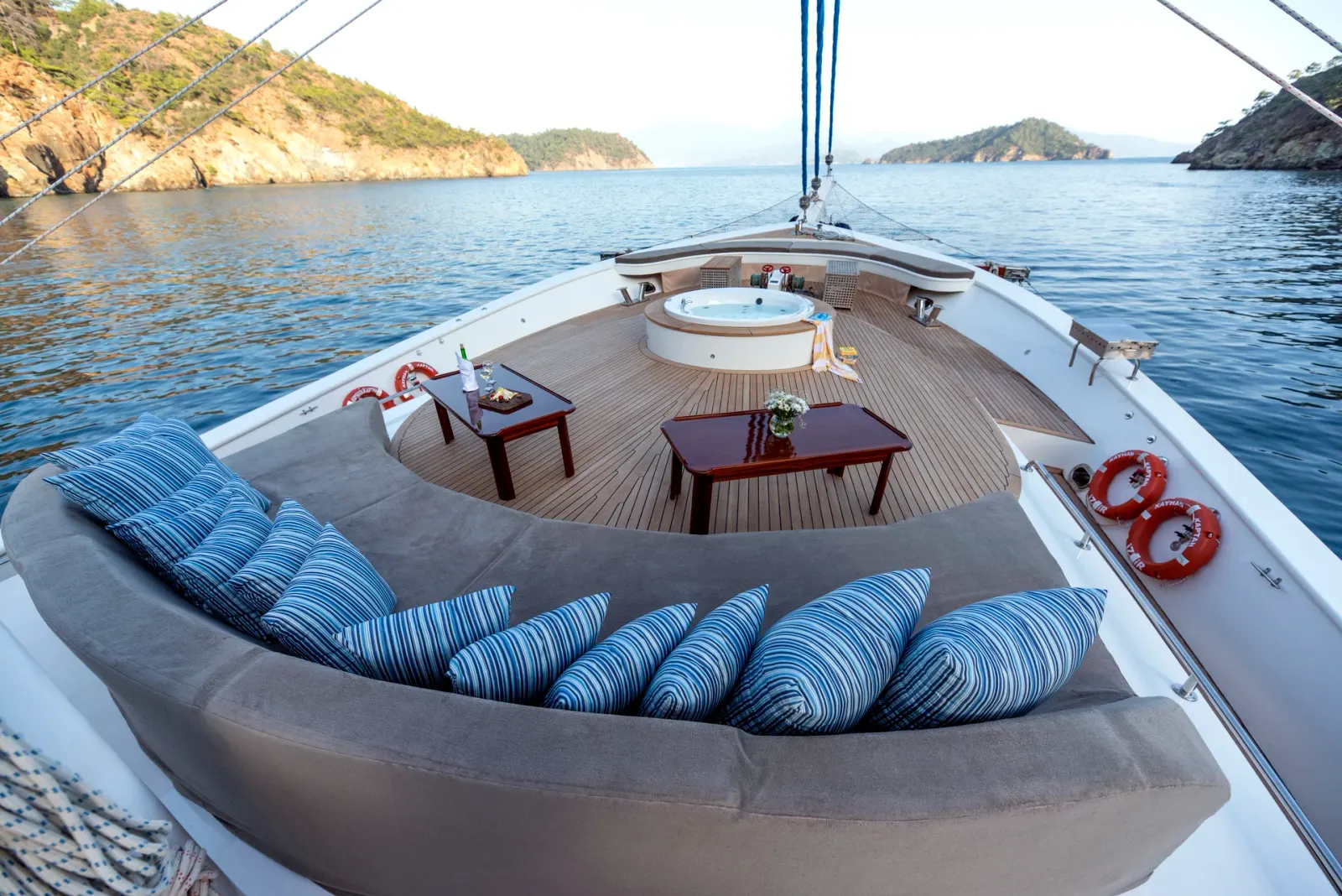 Kayhan Kaptan sailing in Fethiye