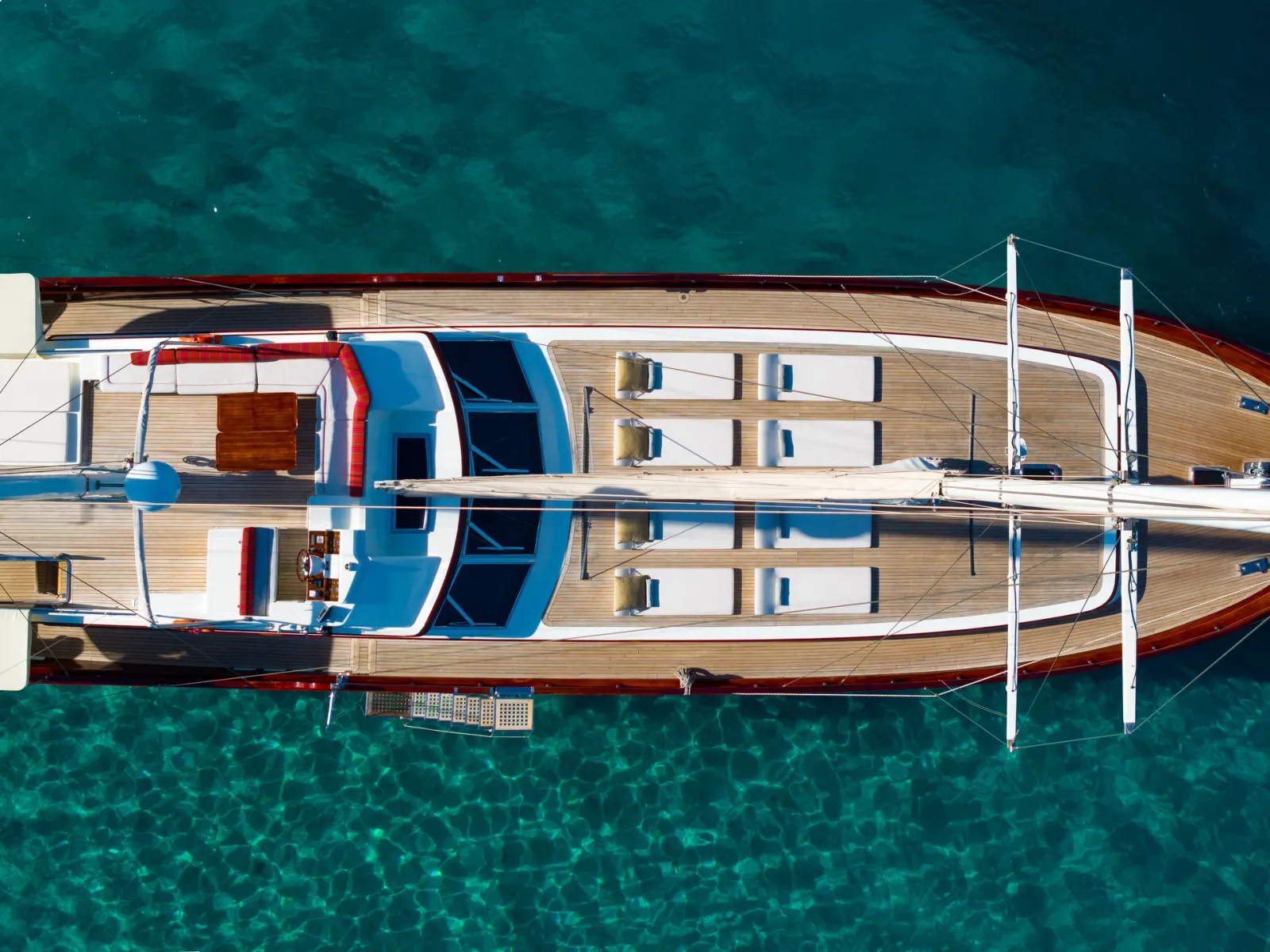 Serenity 86 Gulet interior cabin view
