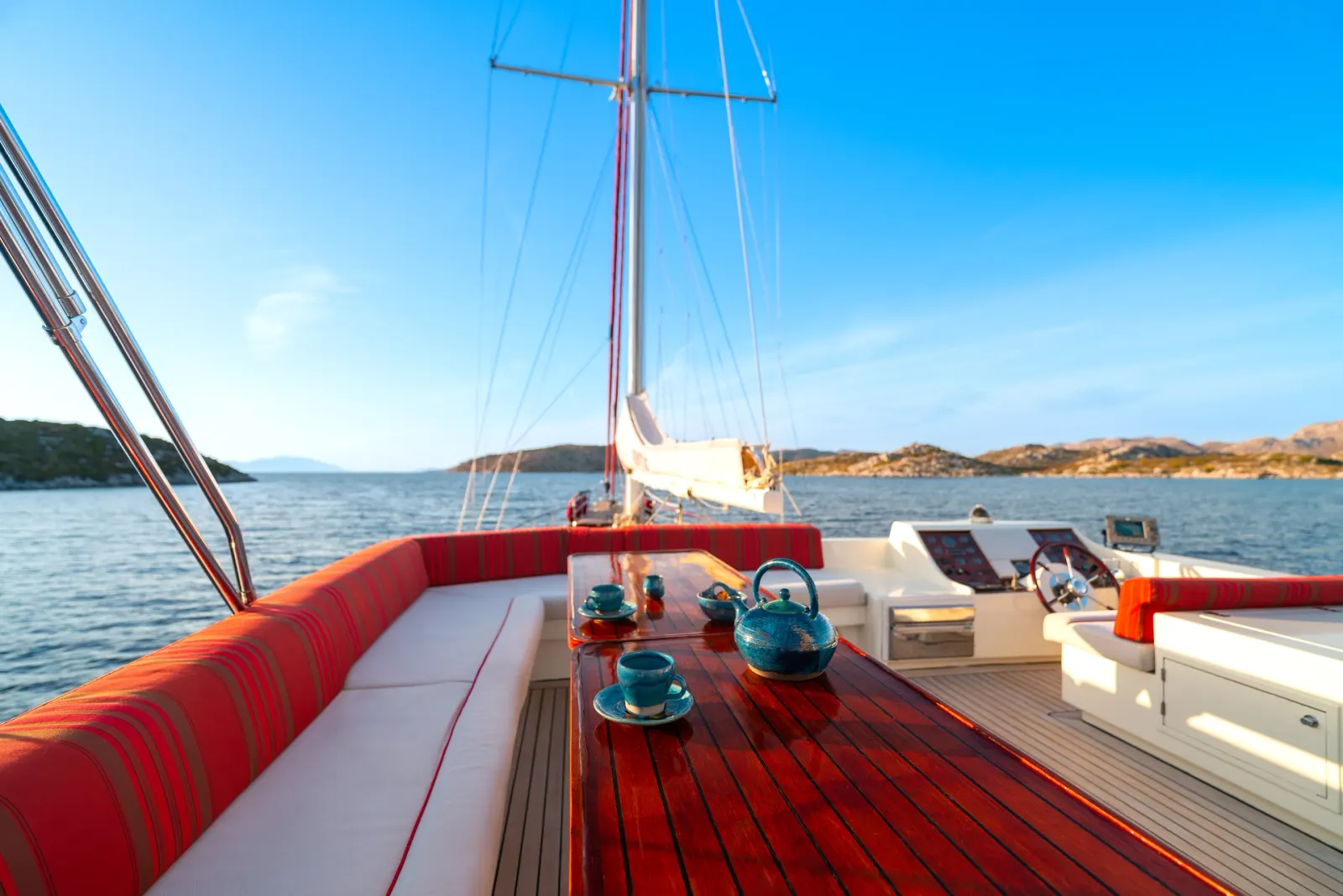 Serenity 86 Gulet interior cabin view