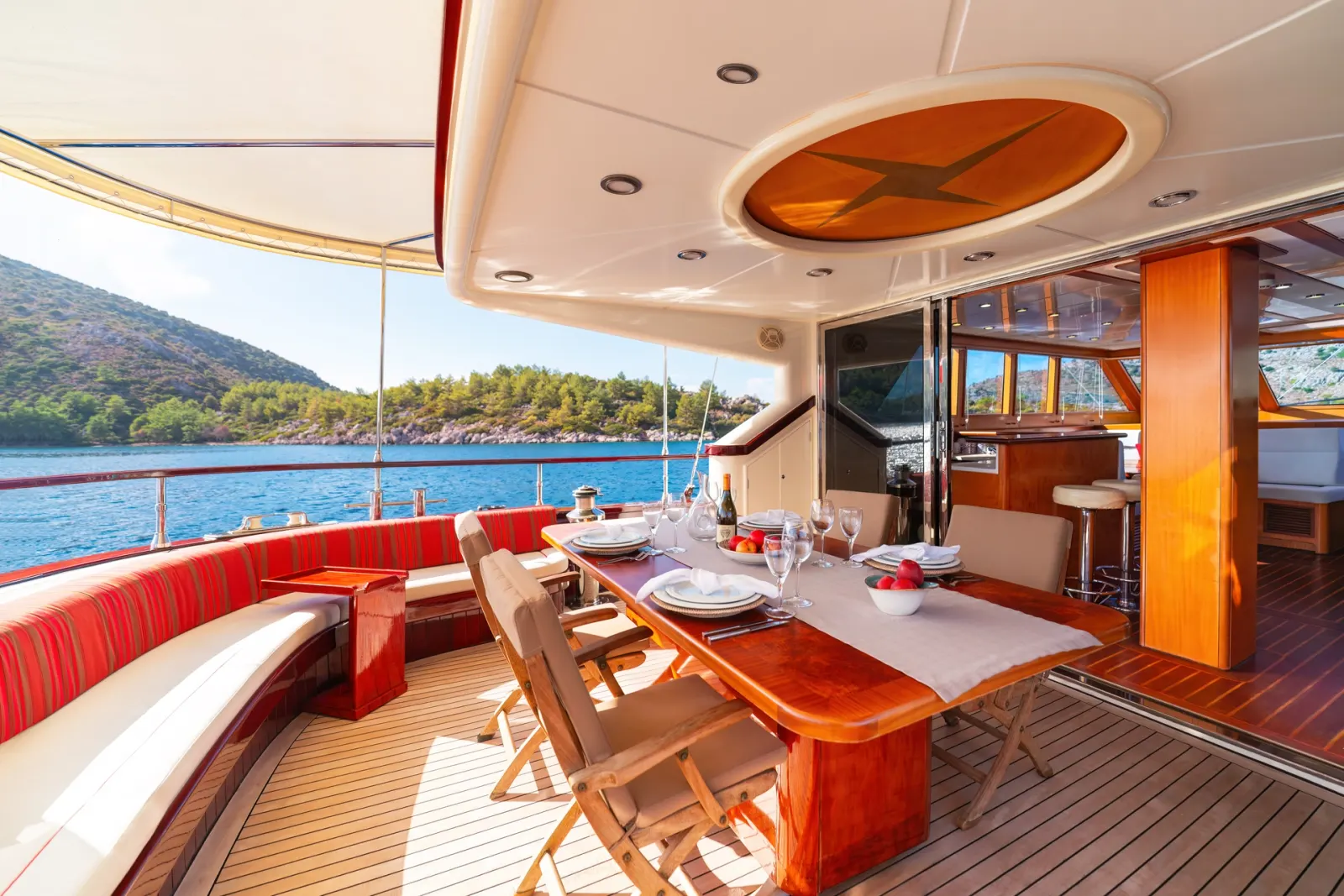Serenity 86 sailing in Göcek