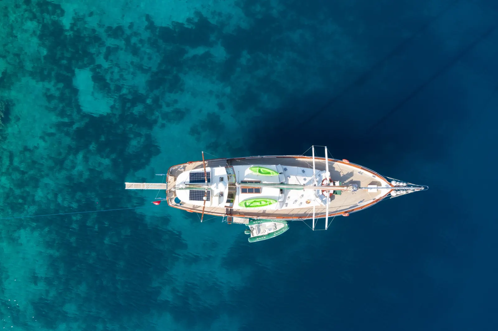 Lady Freya sailing in Rhodes