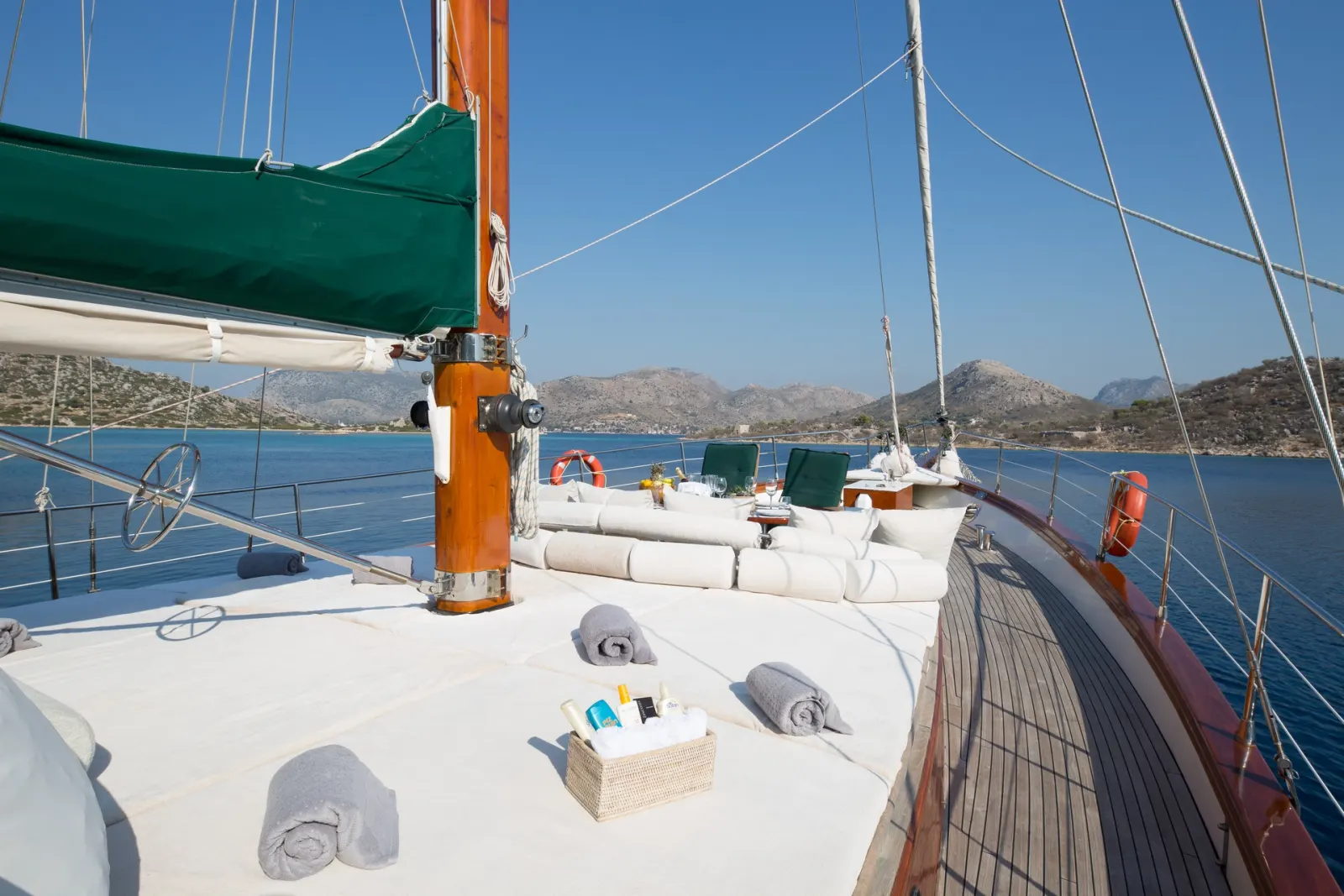 Lady Freya sailing in Rhodes