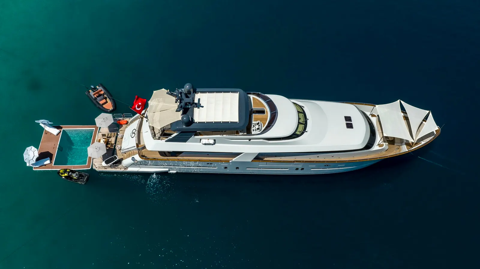Go Motoryacht interior cabin view