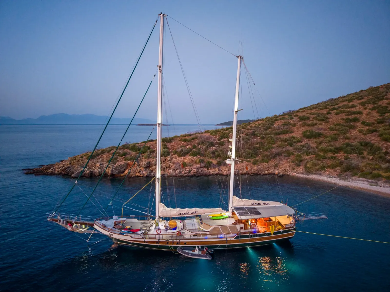 Grande Mare sailing in Bodrum