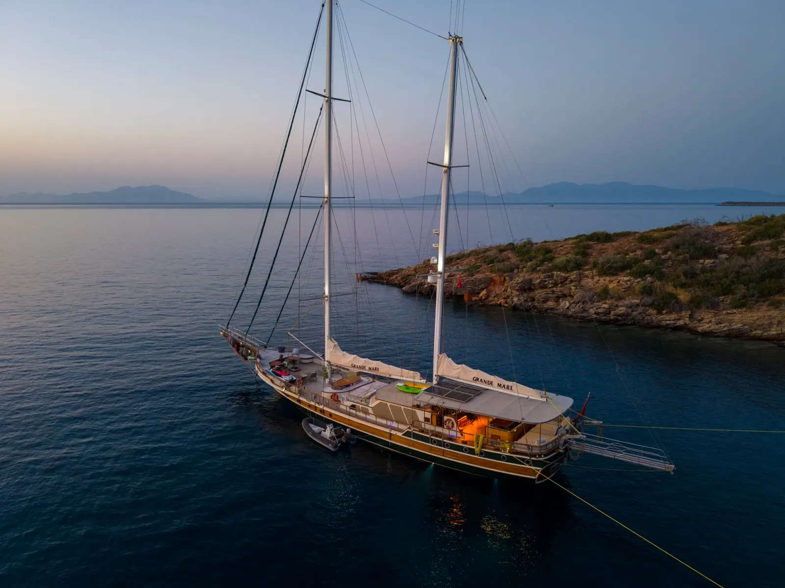 Grande Mare sailing in Bodrum