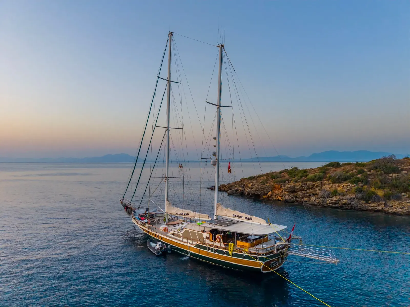 Grande Mare sailing in Bodrum
