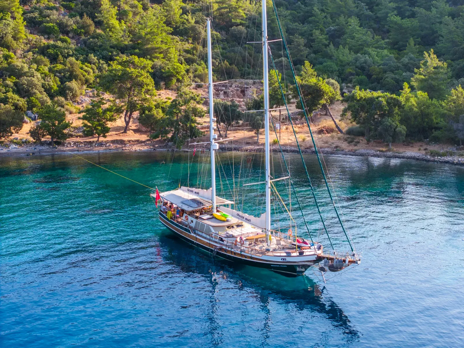 Grande Mare sailing in Bodrum