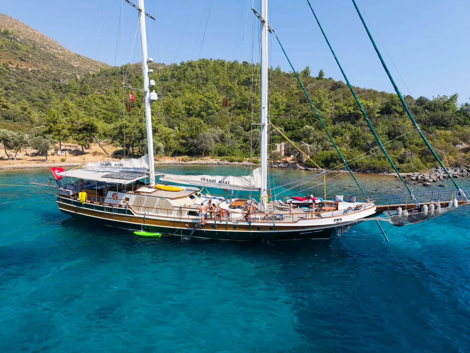 Grande Mare sailing in Bodrum