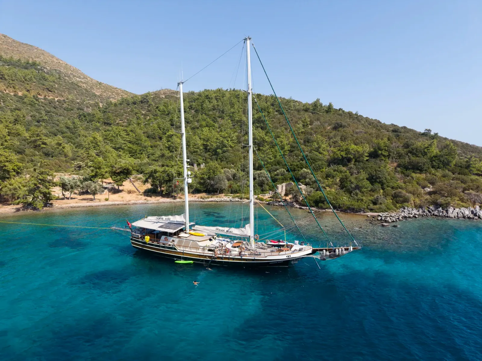 Grande Mare sailing in Bodrum