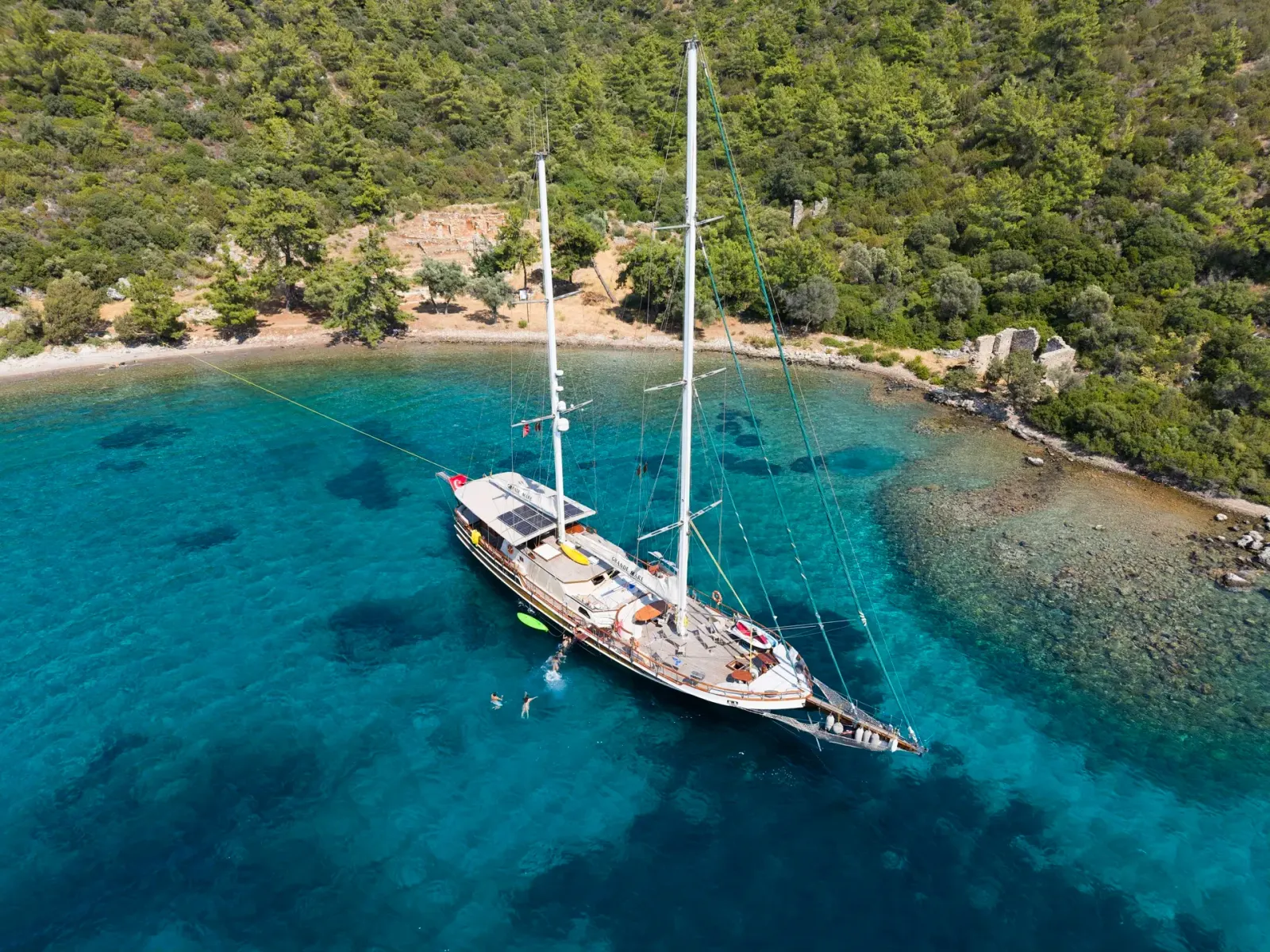 Grande Mare sailing in Bodrum