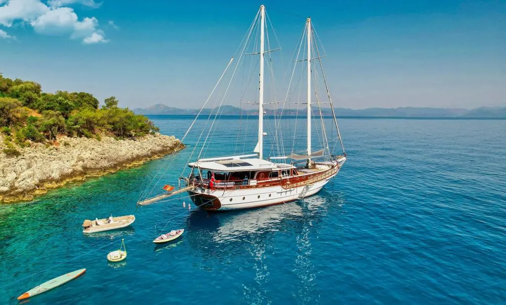 Mehmet Ayaz sailing in Fethiye