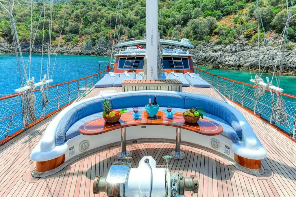 Mehmet Ayaz sailing in Fethiye
