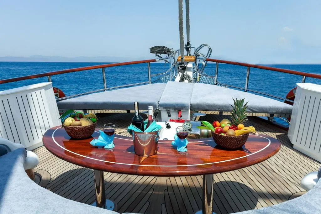 Mehmet Ayaz sailing in Fethiye