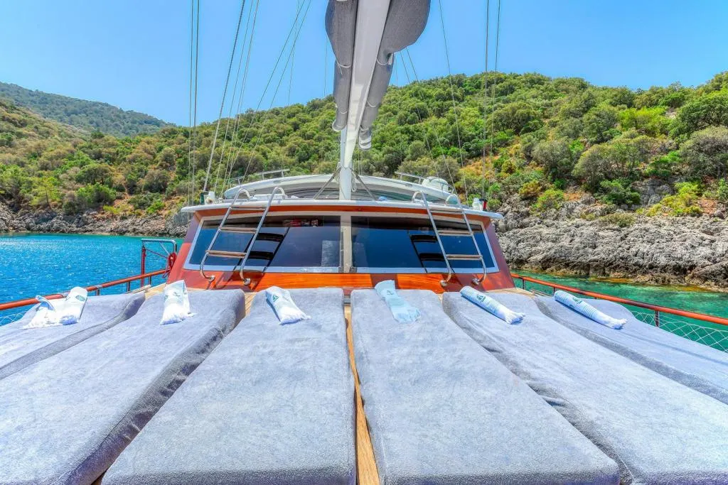 Mehmet Ayaz sailing in Fethiye