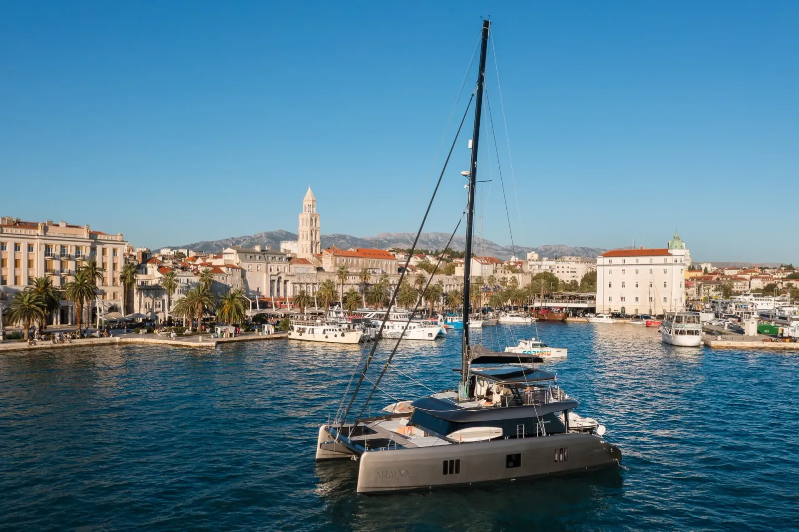 Ahalya sailing in Spalato