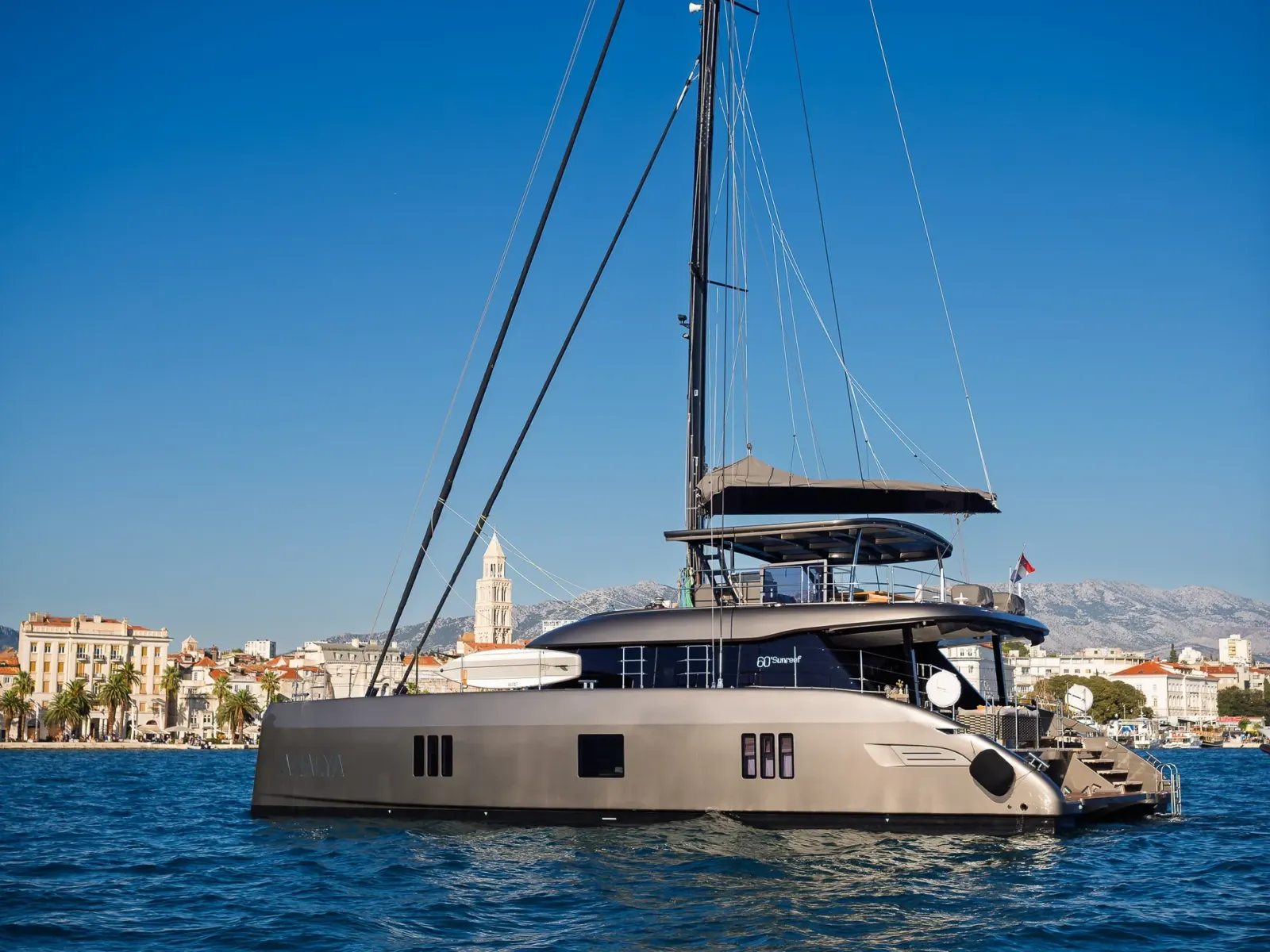 Ahalya sailing in Spalato