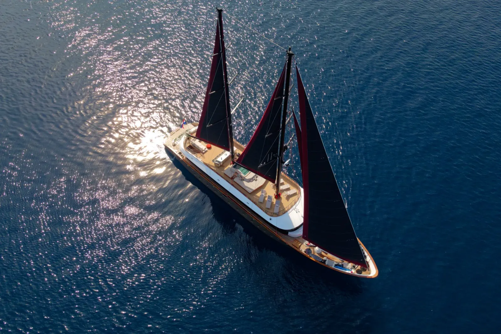 Anetta sailing in Split