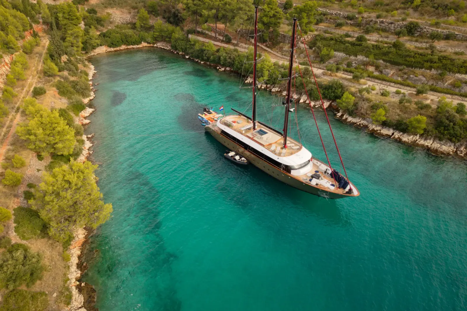 Anetta sailing in Split