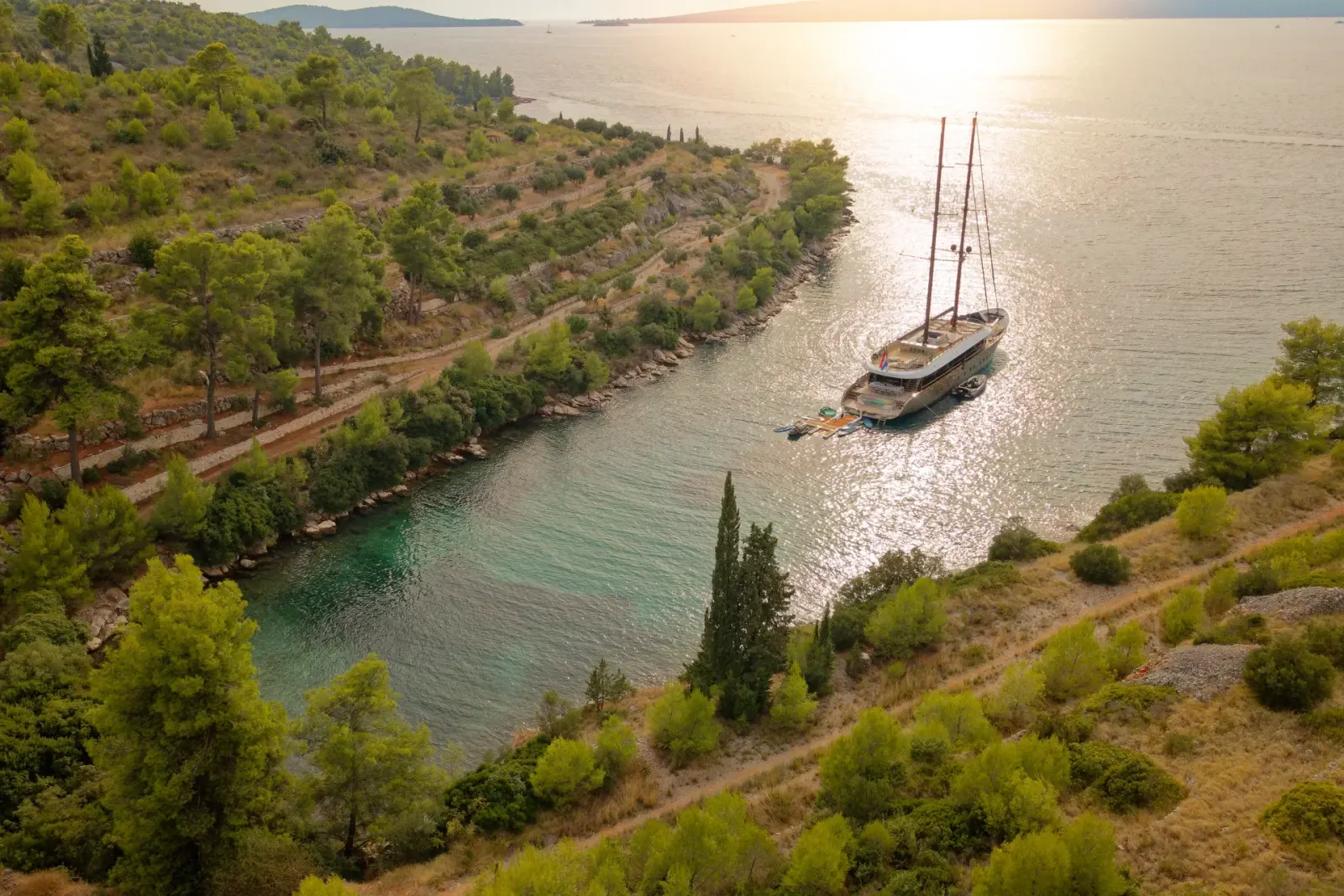Anetta sailing in Split