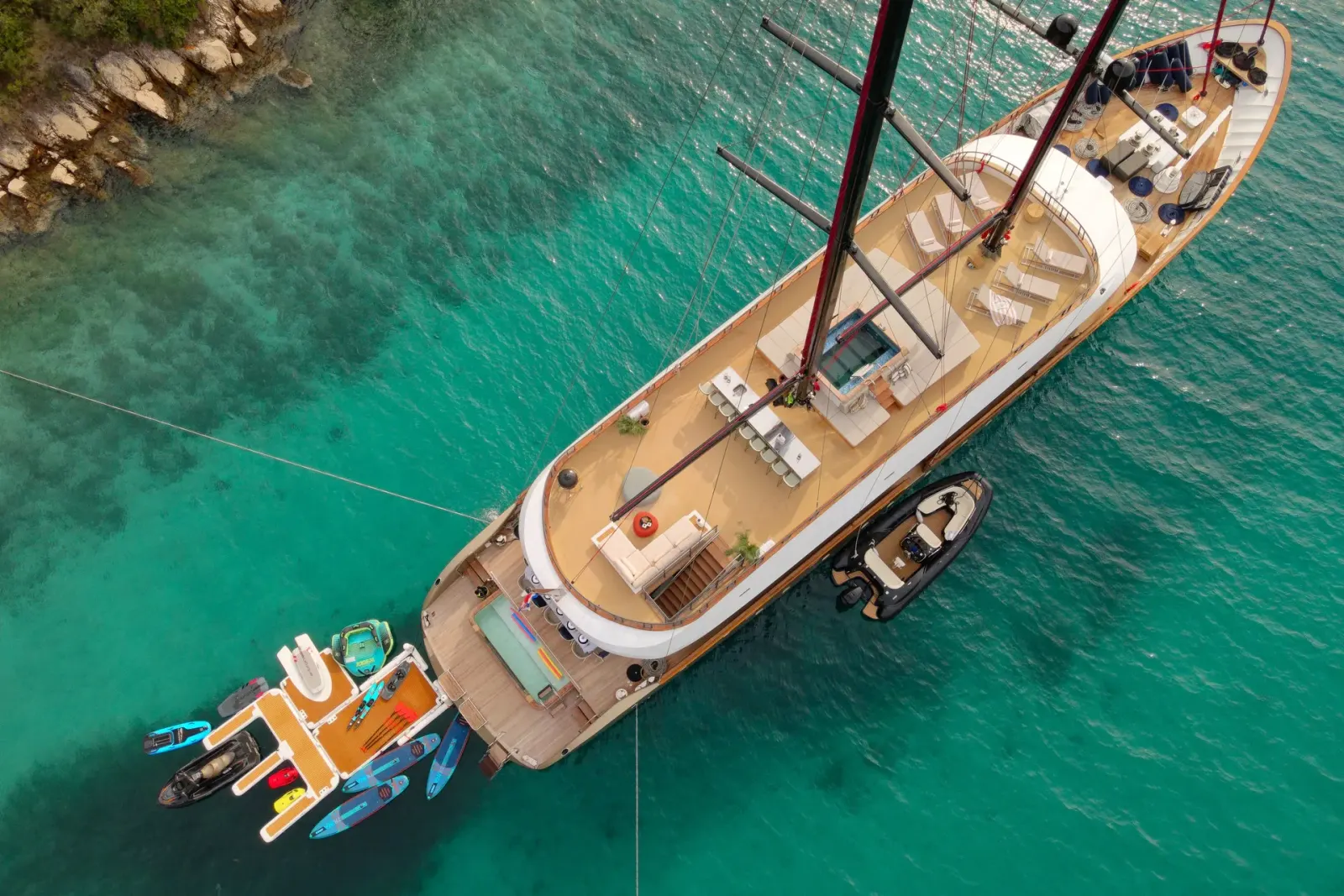 Anetta sailing in Split