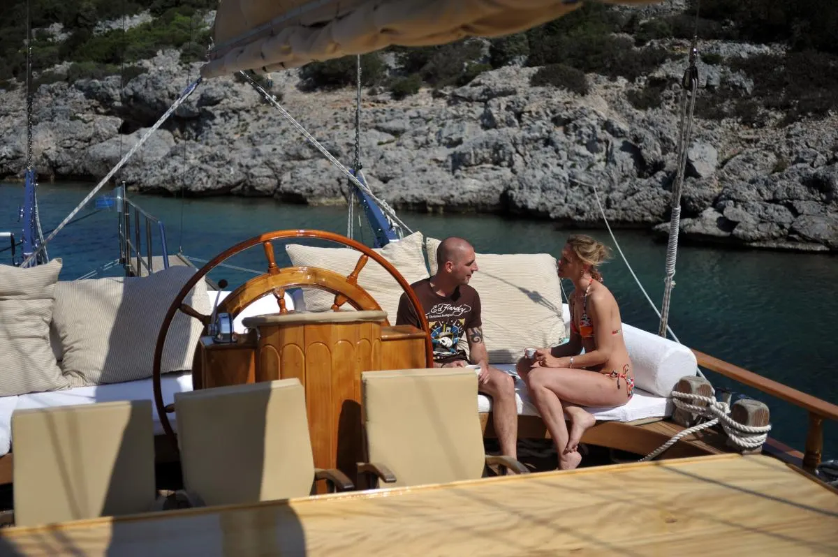 Notus sailing in Bodrum