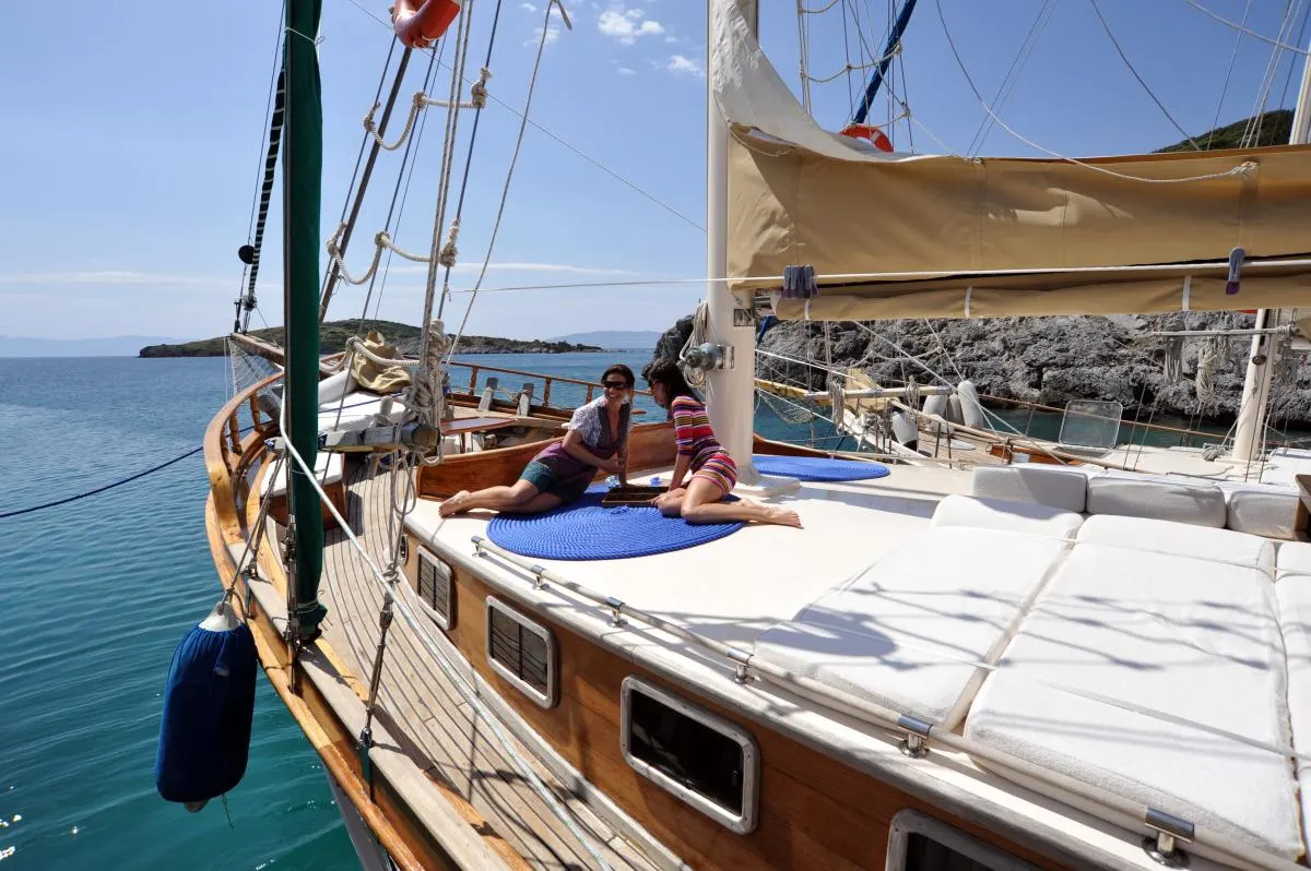 Notus sailing in Bodrum