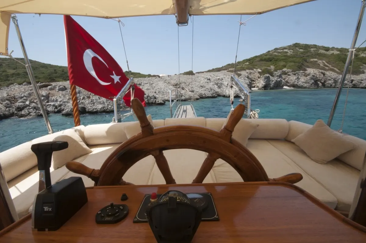 Arif Kaptan-C sailing in Bodrum