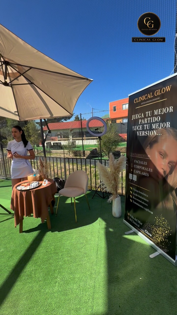 ✨ ¡Clinical Glow presente en Life Pádel! 🎾✨

Aún queda mucho del día para disfrutar 💫 Ven a visitarnos, conoce nuestras novedades y participa 🎁
Recuerda que tenemos premios para ustedes, ¡solo tienes que acercarte! 🖤

📍Te esperamos en nuestro stand. ¡No faltes!

#ClinicalGlow #LifePadel #BellezaYBienestar #PadelChile #Premios en Clinical Glow · Clínica Estética, Viña del Mar
