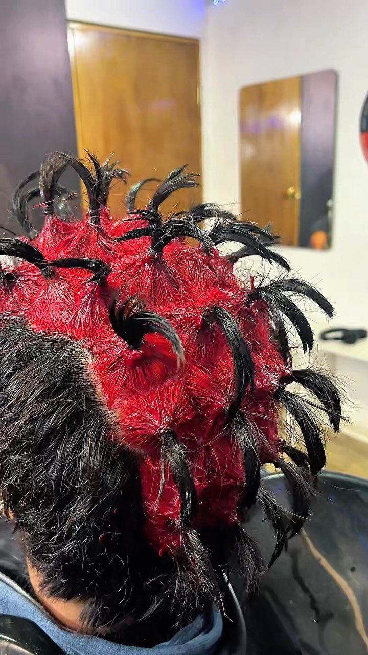 Técnica Ghost roots♥️🎥 #studio #chile #barberia #colorimetria #barber en Studio Luxury, Talagante