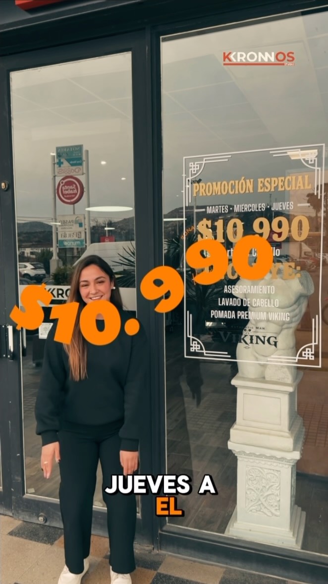 Si quieres venir, ven…🔥😂

✨ A aprovechar nuestra promo de martes a jueves por solo $10.990:
✔️ Corte de cabello
✔️ Asesoramiento de imagen
✔️ Lavado de cabello
✔️ Pomada Premium Viking

¿Qué esperas? ¡Agenda tu hora y ven a vivir la experiencia Kronnos Studio! 🔥

#KronnosStudio #Promo #Barbería #CorteDeCabello #Viking en Kronnos Studio Limache, Limache