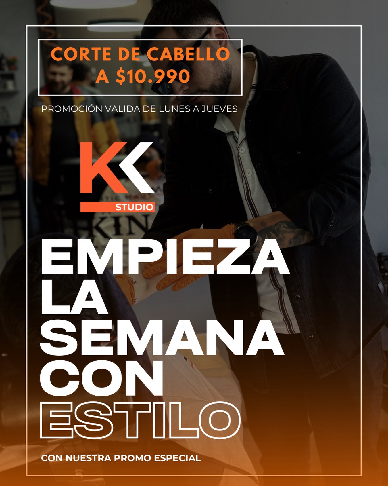 🔥 ¡Empieza la semana con un nuevo estilo! 🔥

En Kronnos Studio sabemos que un buen corte no solo cambia tu look… cambia tu actitud💈

Aprovecha nuestra PROMOCIÓN ESPECIAL:
💇‍♂️ Corte de cabello a solo $10.990
📅 Válido de lunes a jueves

📲 Agenda ahora y asegura tu cupo 

#KronnosStudio #BarberiaChile #BarberShop #CorteDeCabello #EstiloMasculino en Kronnos Studio Limache, Limache