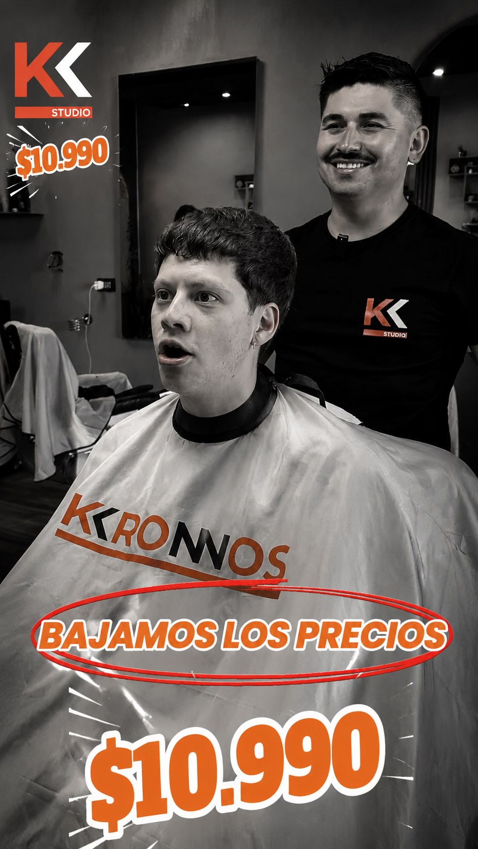 🔥 PROMOCIÓN ESPECIAL Kronnos Studio 🔥 

Porque verte bien no tiene por qué costar más 💈✨
Aprovecha nuestro precio especial limitado de $10.990  y renueva tu estilo con la mejor atención 🔥

📍 En Peñablanca:
✅ Lunes a jueves

📍 En Limache:
✅ Martes a jueves

⚠️ Promoción por tiempo limitado.
Agenda tu hora ahora y ven a vivir la experiencia Kronnos ✂️🔥

#KronnosStudio #Barberia #Peñablanca #Limache promo en Kronnos Studio Limache, Limache