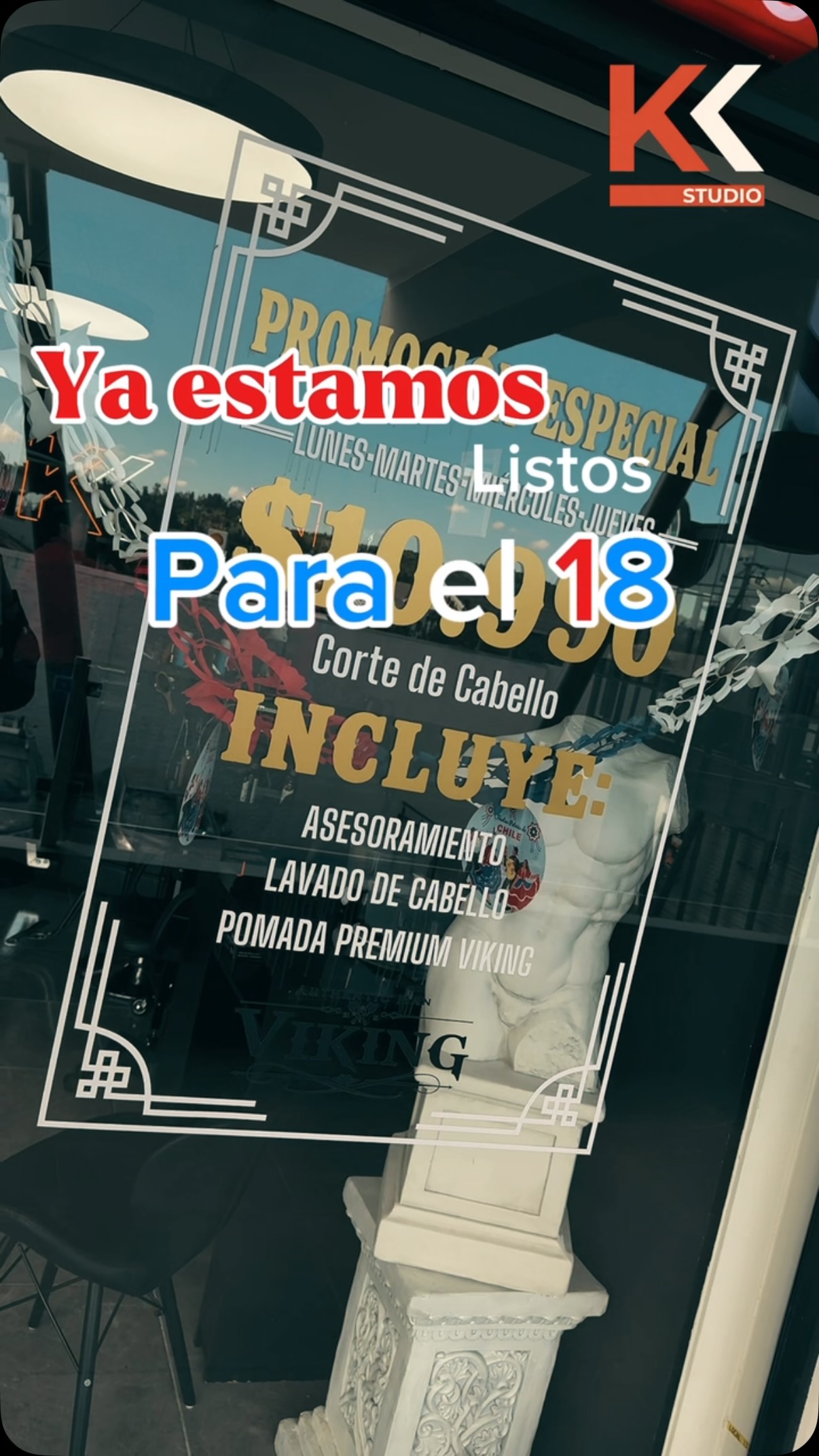 🇨🇱🔥 ¡En Kronnos Studio ya estamos listos para el 18! 🔥🇨🇱
Con el mejor estilo, toda la energía y preparados para celebrar como corresponde
¡Que se venga la fiesta! 🎉

#KronnosStudio #Modo18 #FiestasPatrias #VivaChile #EstiloKronnos en Kronnos Studio Peñablanca, Villa Alemana