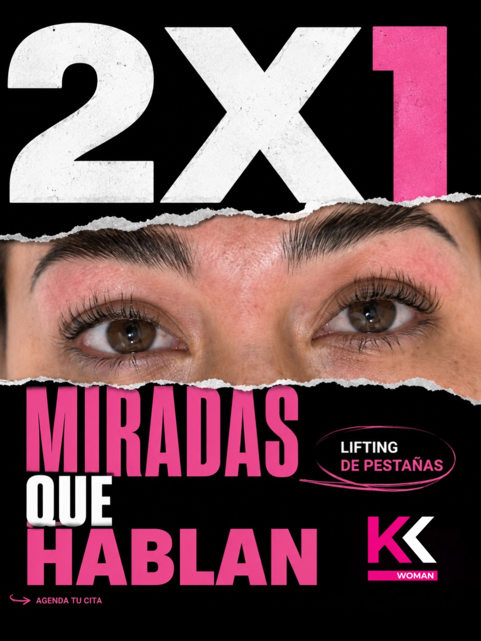 ✨ 2x1 en Lifting de Pestañas ✨

Porque una mirada lo dice todo 💖👀

Aprovecha nuestra promoción 2x1 en Lifting de Pestañas y consigue unas pestañas más curvas, definidas y naturales, sin necesidad de extensiones

💫 Ideal para compartir con una amiga

📲 Agenda tu hora por DM y reserva tu cupo antes que se agoten.

¿A quién invitarías a aprovechar este 2x1? 👇💕

#LiftingDePestañas #LashLift #PestañasPerfectas #MiradaQueHabla #BeautyChile en Kronnos Woman, Limache