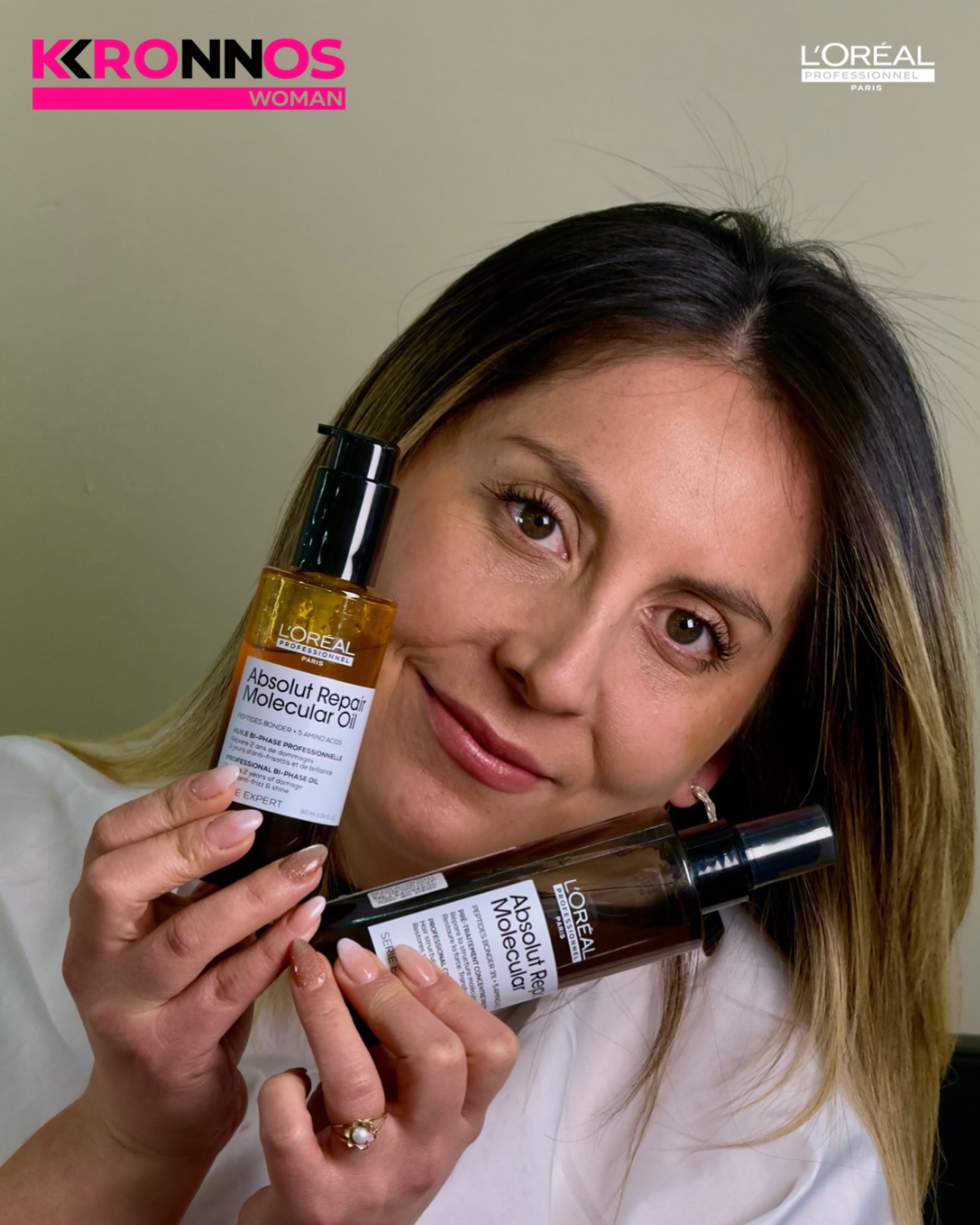 ✨ Devuélvele la vida a tu cabello con el tratamiento Absolut Repair Molecular de L’Oréal Professionnel. 
Reparación profunda, brillo, suavidad y protección en un solo paso
 ¡Un resultado que se nota desde la primera aplicación! 💖

📲 Agenda tu hora en Kronnos Woman y vive la experiencia de un tratamiento profesional

#KronnosWoman #LorealProfessionnel #AbsolutRepairMolecular #CabelloSano #HairCare en Kronnos Woman, Limache