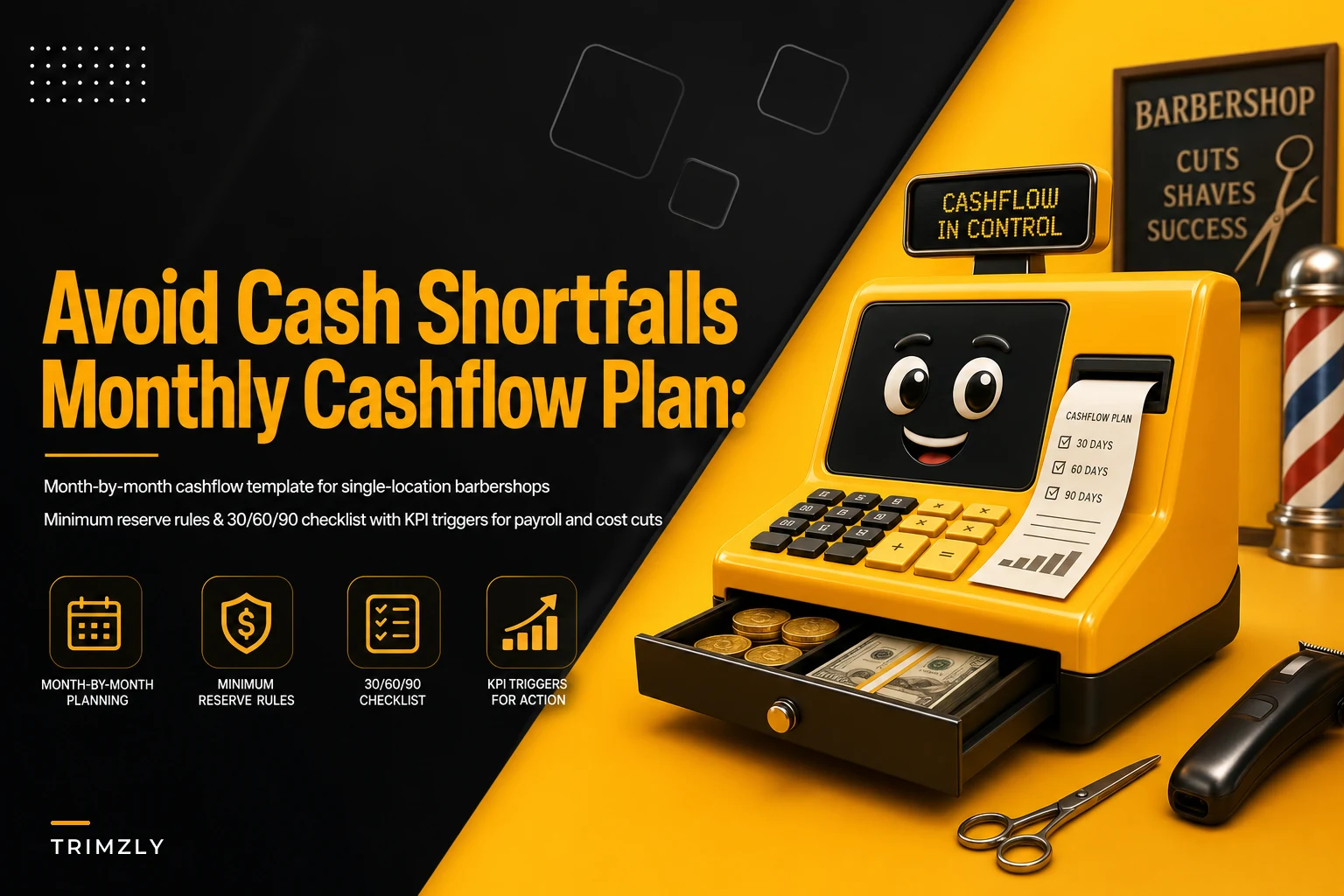 A cashflow & financial-controls checklist for single-location barbershops