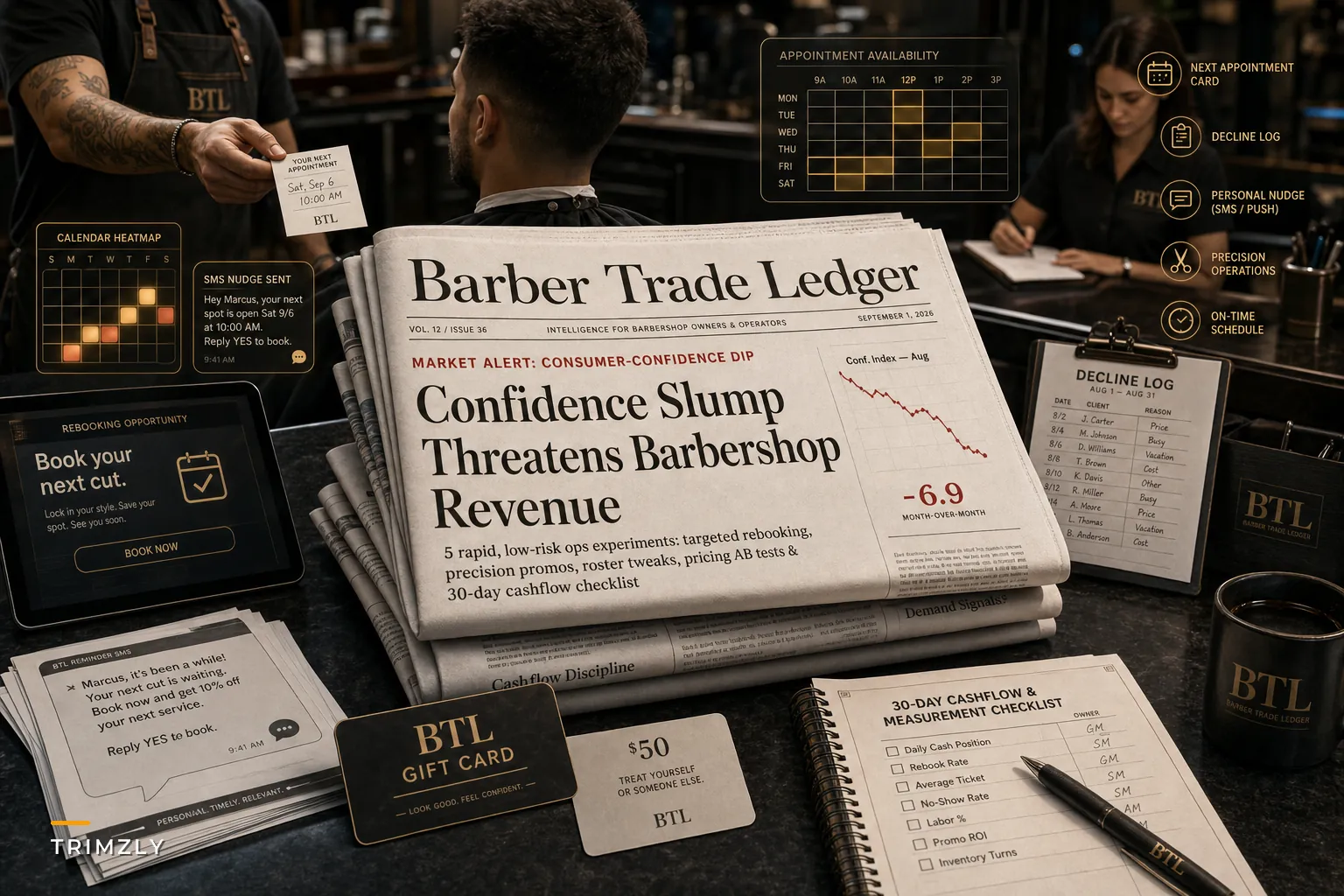 After the Consumer‑Confidence Slump: 5 Operational Moves Barbershops Can Use to Protect Revenue