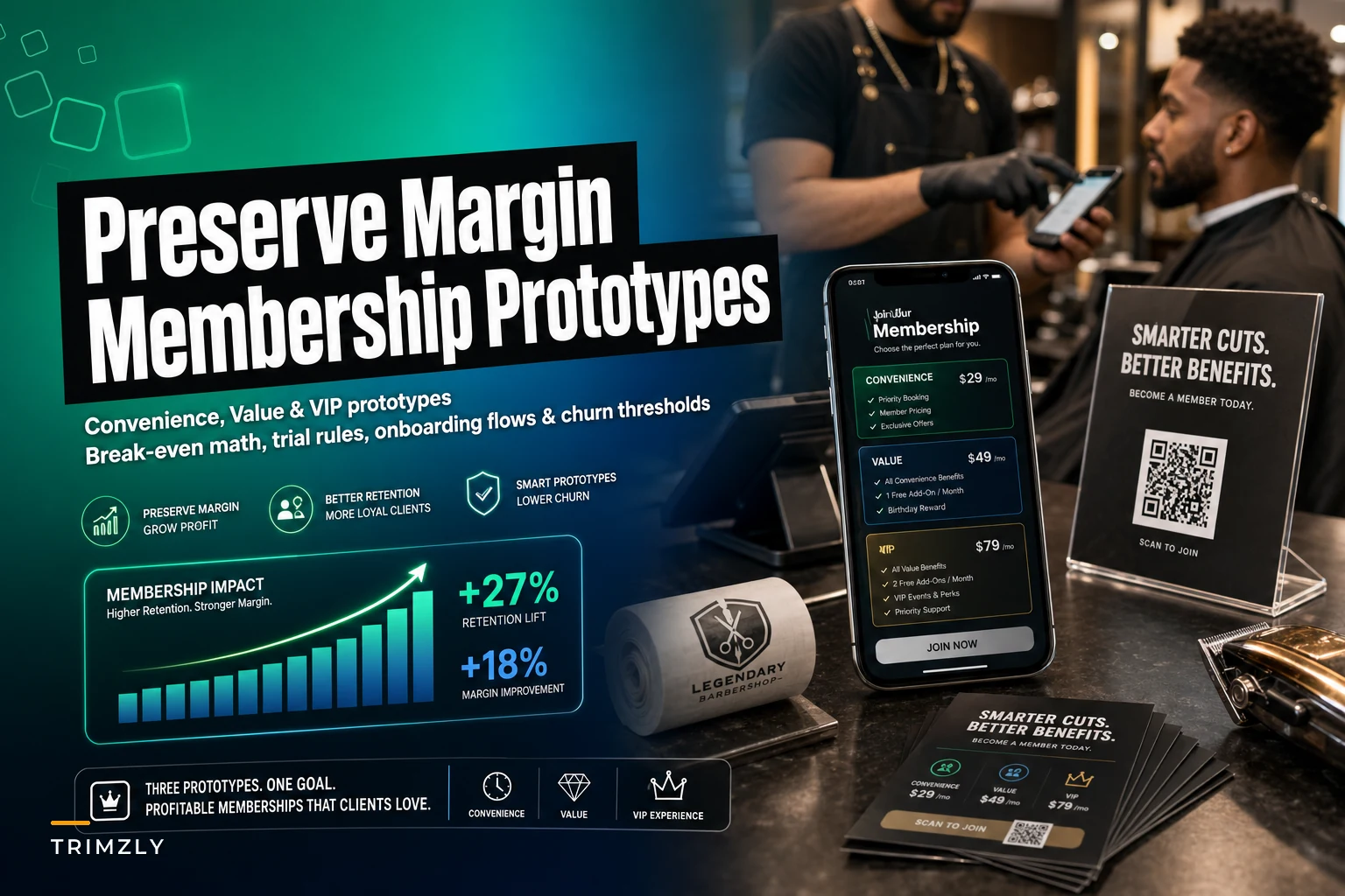 Don't build a membership that costs you customers — three prototypes that preserve margin