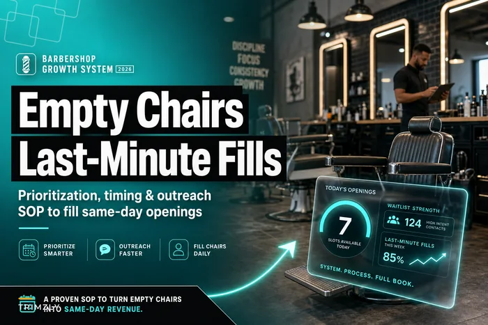 Empty chairs at peak? A waitlist SOP to fill last-minute openings