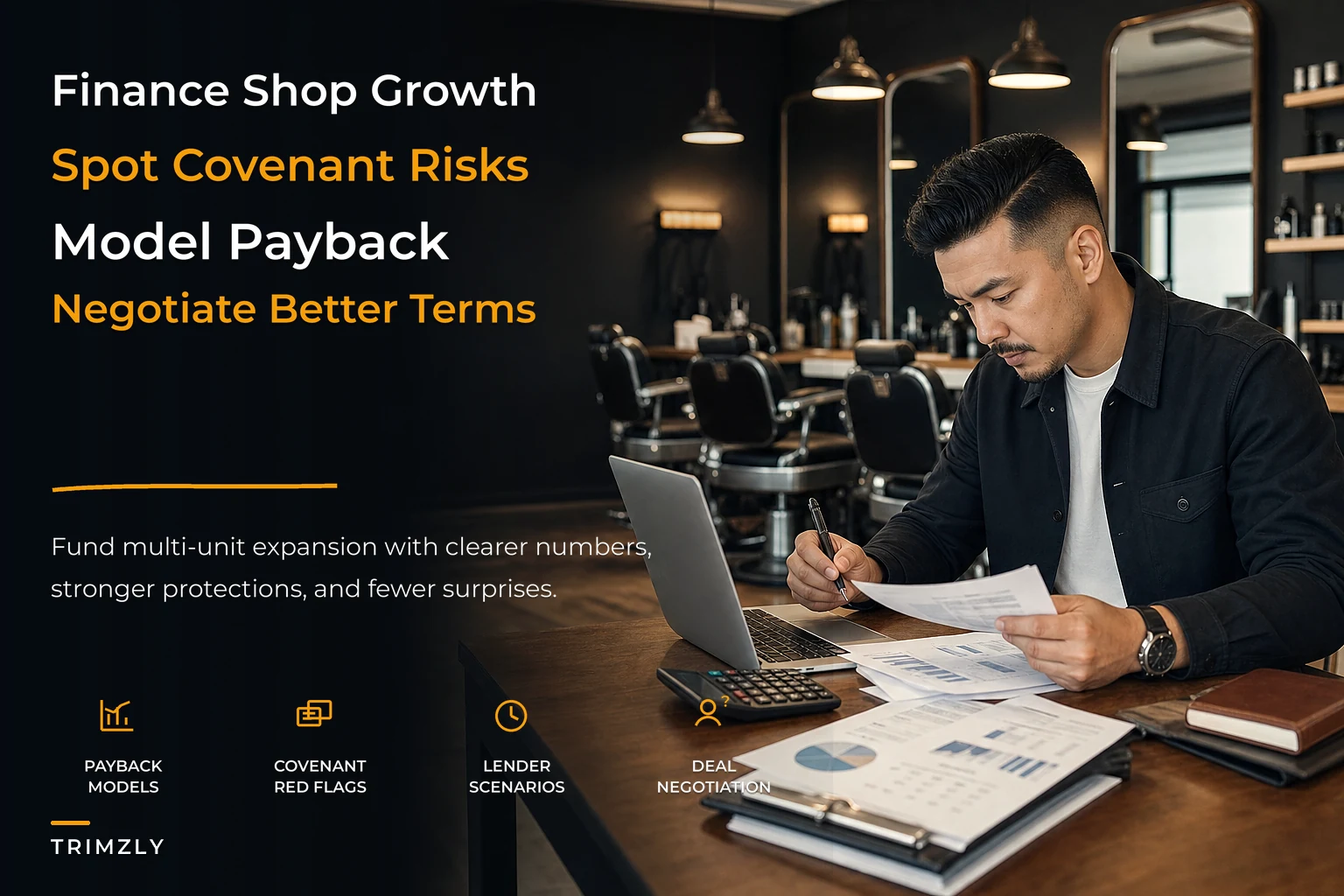 Expansion financing playbook for multi‑unit barbershops with covenant red flags
