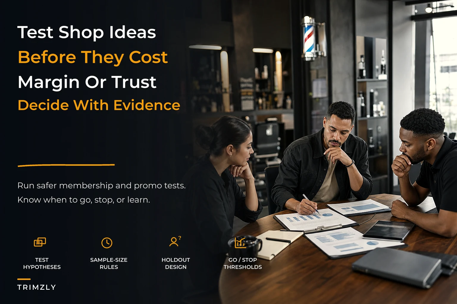 Experiment governance for barbershops that prevents bad decisions