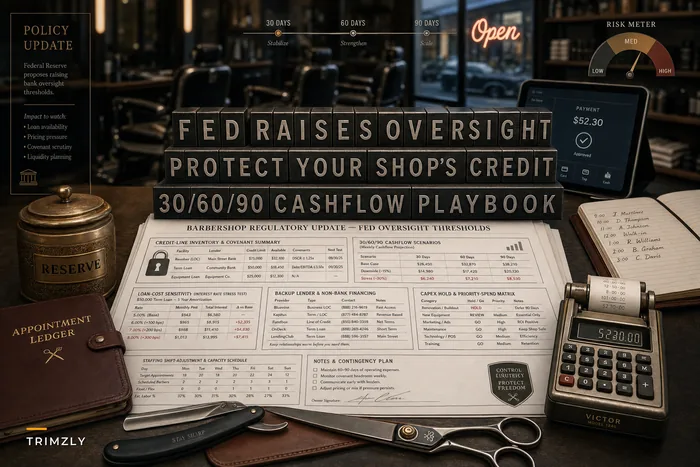 Fed to Raise Bank Oversight Thresholds: A Barbershop Owner’s Guide to Safeguarding Credit and Cashflow