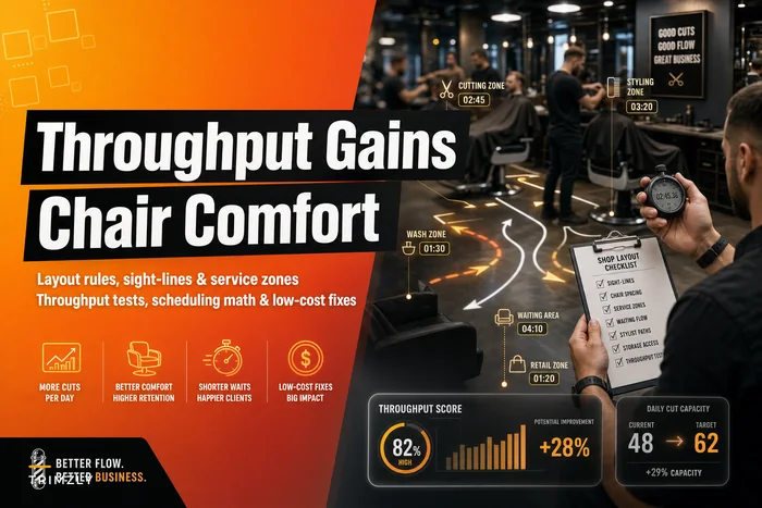Improve throughput and comfort: a shop layout & chair‑utilization checklist