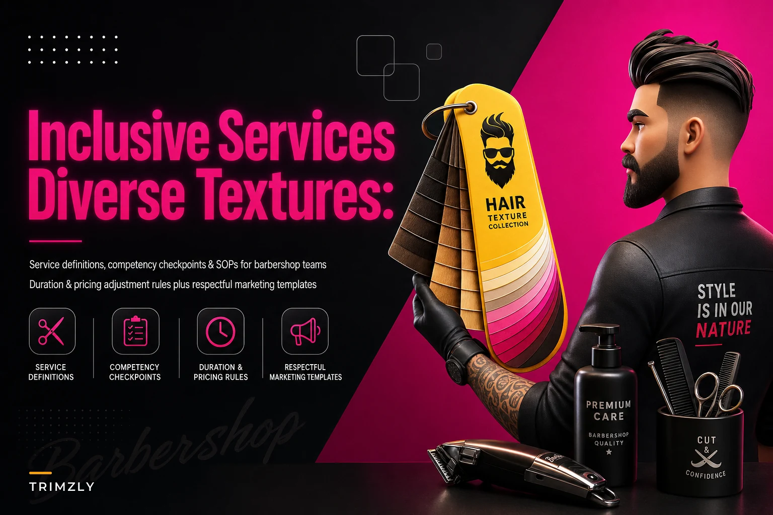 Inclusive services playbook for diverse hair textures: training, pricing and SOPs