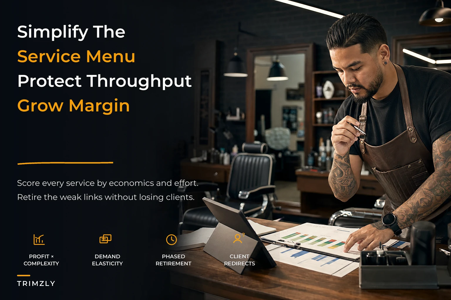 Service portfolio strategy to maximize throughput and margin