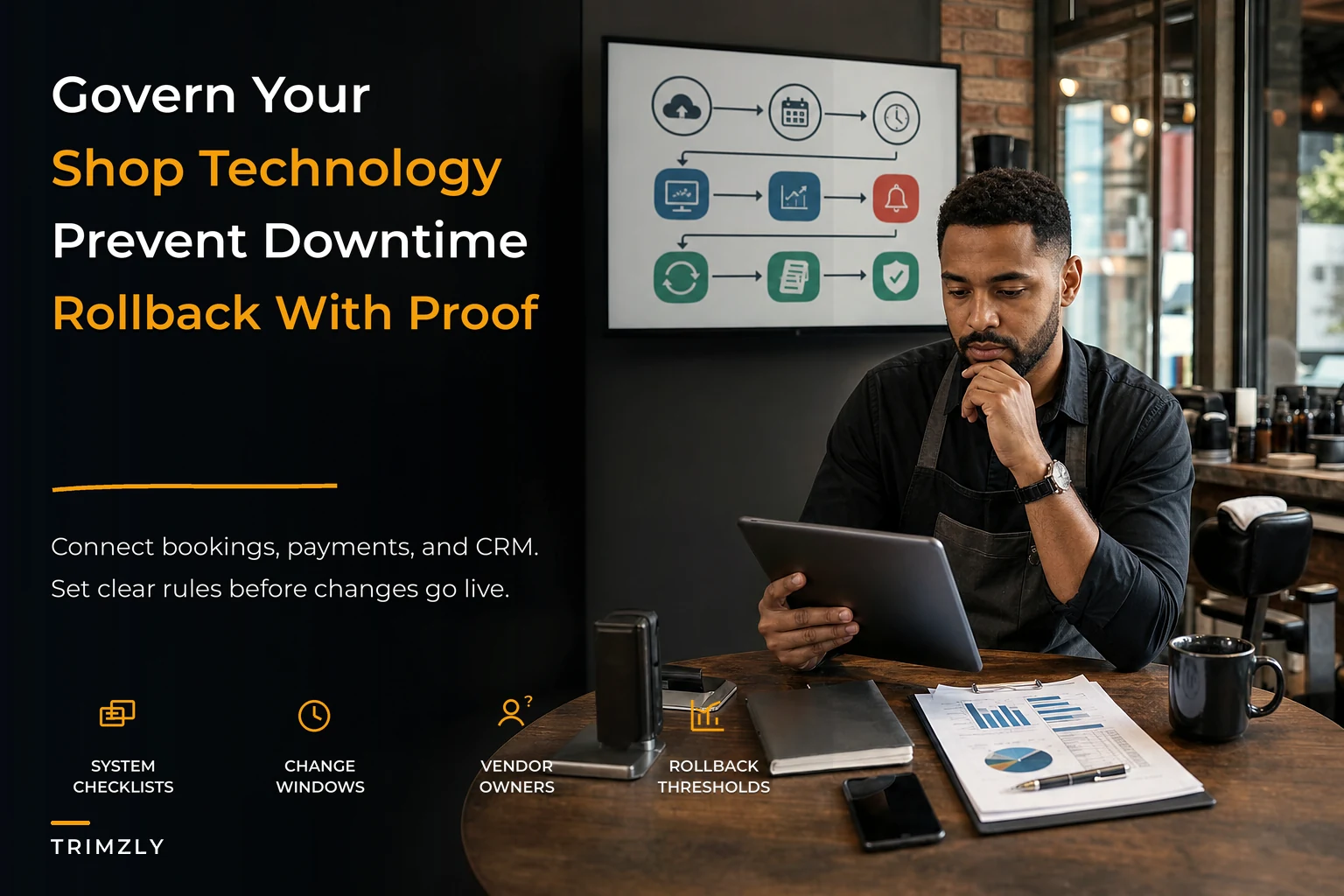 Technology governance for barbershop owners to avoid downtime