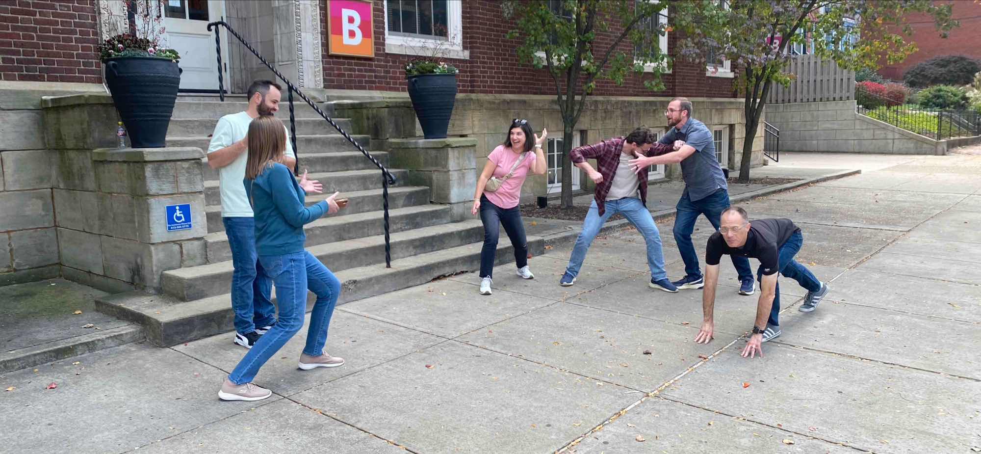 Point Breeze Scavenger Hunt foto's van de speurtocht