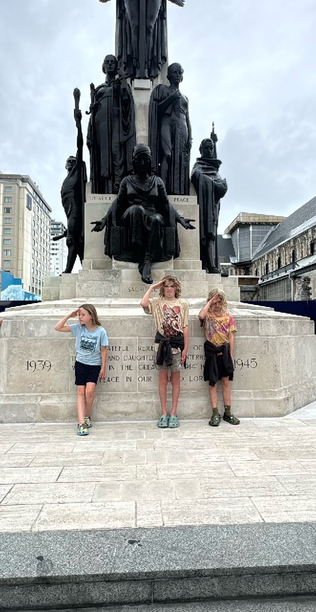 Christchurch New Zealand Downtown Scavenger Hunt skattejaktbilder