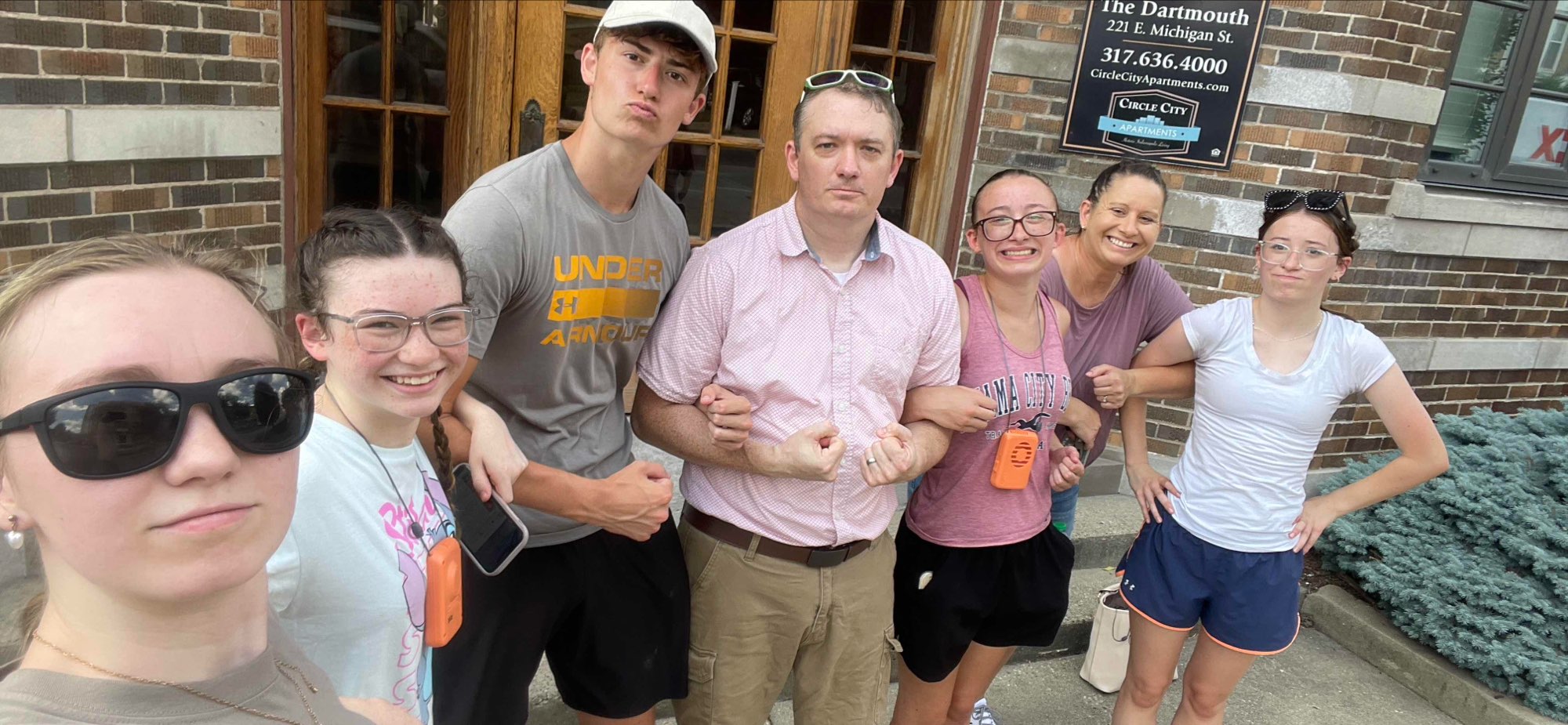 Fotos de la búsqueda del tesoro de Indianápolis Downtown